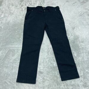Eddie Bauer Mens Canvas Utility Pants Black Size 40x30 Durable a1069
